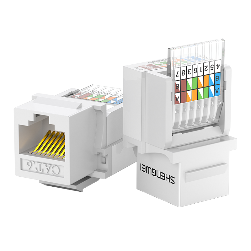 CMK6003H 六類(lèi)網(wǎng)絡(luò)模塊 CAT6免打鍍金網(wǎng)絡(luò)面板模塊 RJ45水晶頭電腦網(wǎng)線(xiàn)插座連接頭
